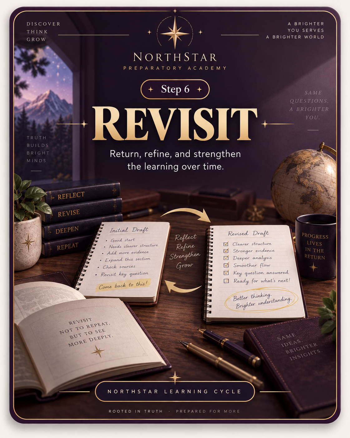 Northstar Learning Cycle Step 6 - Revisit